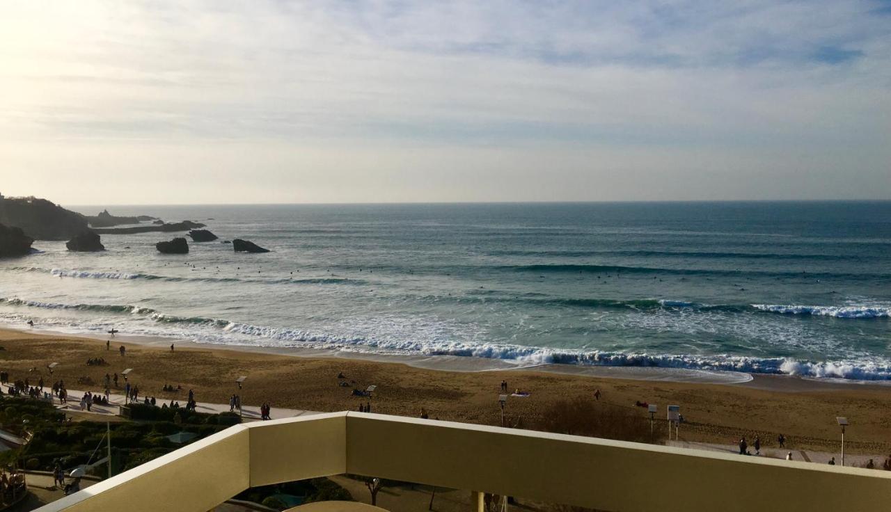 L'océan à perte de vue, la grande plage à vos pieds Biarritz Esterno foto